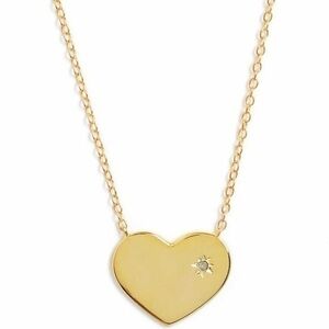 New Gold Heart diamond necklace